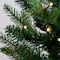 2ft. Pre-Lit Artificial Classic Christmas Tree with 35 Warm White LED Lights in Gold Decorative Planter